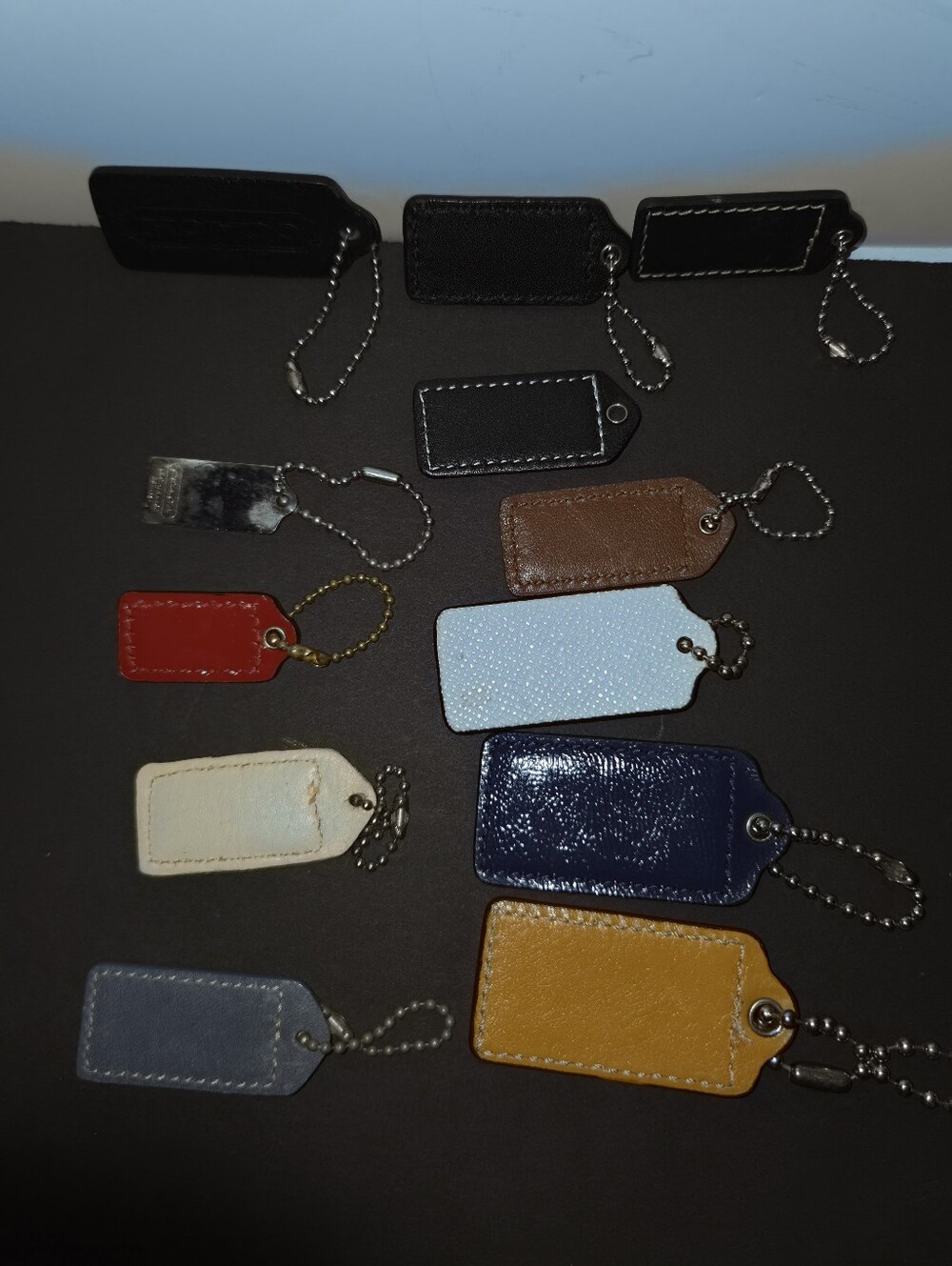 12 Coach Hang Tags Purse Charms - Picture 3 of 4